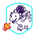 DragonSpace Gaming and Rebase Token Logo