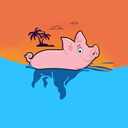 Aqua Pig Token Logo