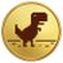 Mem Dinosaur Coin Token Logo