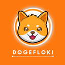 Doge Floki Coin Token Logo